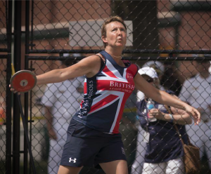 Mary Wilson in action at the Invictus Games