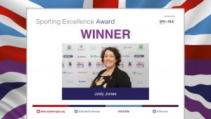 Jody Jones wins SOA2020 Sporting Excellence Award sponsored by Spectra Group