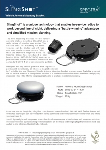 SlingShot New Vehicle Antenna Mount Info Sheet