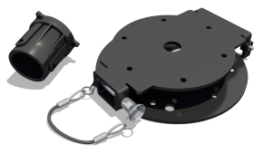 The new vehicle antenna mount for SlingShot allows the omnidirectional antenna to be more easily fitted to a variety of frames.