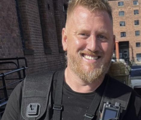 Aaron Moon, former Royal Marines Commando and endurance athlete, lead participant in the Route 66 cycling challenge