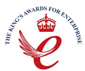 The King's Awards for Enterprise logo — the UK's most prestigious business honour, awarded to Spectra Group for International Trade 2026