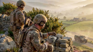 GENSS tactical communications system supporting secure L-Band satellite networking and beyond-line-of-sight communications for distributed military operations.